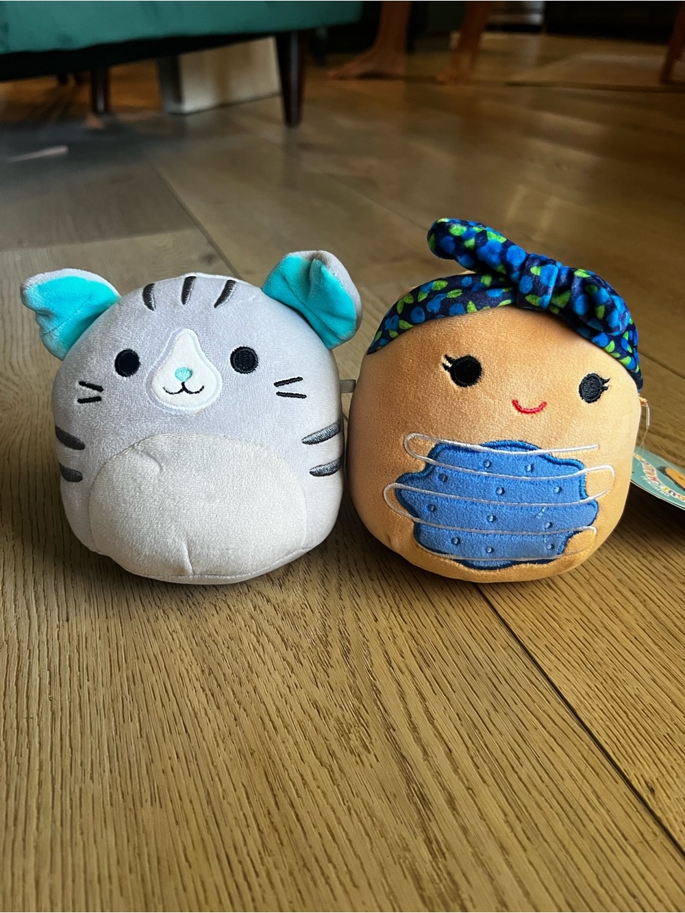 Squshmallow - Gray Cat & Orange yam
